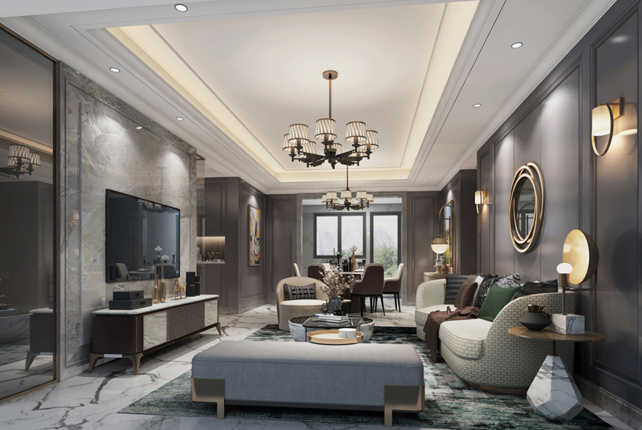 柳州樣板房17-01（現代歐式）